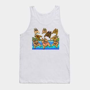 Happy Seniors Swimming Vacation Tank Top